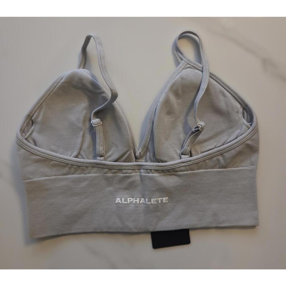 Alphalete Seamless Ribbed Bra - Small - Picture 3 of 4